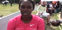 Sheena Tosta after 100H 2010 Mt SAC Relays