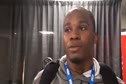 Walter Dix after winning 100 Prelims 2010 USA Champs
