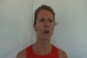 Alice Schmidt after W 800 semi at the USATF Outdoor Championships 2011