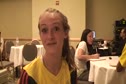 Alli Billmeyer at press conference - Jim Ryun Dream Mile