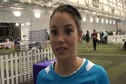 Angela Bizzarri after season opening 3k at 2012 UW Invitational