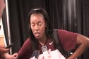 Ashley Collier and Gabby Mayo (Texas A&M) 2nd W 4x100 NCAA Outdoor Track and Field Championships 2011
