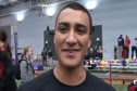 Ashton Eaton after shot and HJ at the 2012 Flotrack Husky Classic