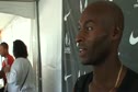 Bernard Lagat after M 1500 qualifying at the USATF Outdoor Championships 2011