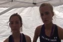 Carrie Verdon (1st place) and Grace Orders (2nd place), Campolindo HS, Small School Varsity Girls at the 2010 Ed Sias Invitational