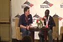 Champion Sammy Wanjiru (2.06.24) after the 2010 Chicago Marathon