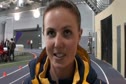 Chelsea Reilly after mile at the 2012 MPSF Indoor Championships