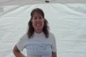 Coach Angela Paradise (Alhambra HS) at the 2011 Ed Sias Invitational