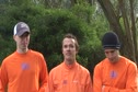 Cole Atkins (9th place), Joe Driscoll (10th place), and Chris Clark (16th place) of ZAP Fitness after the 2011 Bay Area Cross Challenge