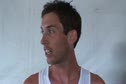 Dan Huling after M steeple qualifying at the USATF Outdoor Championships 2011