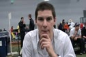 David Klech after hurdles and long jump at the 2012 Flotrack Husky Classic