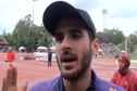 David Torrence after 800-1500 double win at the 2011 Stanford Invitational