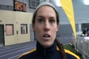 Deborah Maier after 3k win (9.02) at the 2012 MPSF Indoor Championships