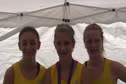 Delaney Islip (5th place), Janaye Porter (7th place), and Madeleine Smyth (8th place), Del Oro HS, F/S-JV Girls at the 2010 Ed Sias Invitational