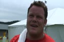 Dylan Armstrong 2nd in the shot put at the 2011 Pre Classic