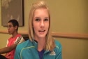 Eleanor Fulton at press conference - Jim Ryun Dream Mile 
