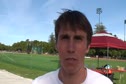 Elliott Heath after 1500-800 double victory at the 2011 Cal Stanford Big Meet