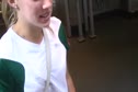 Emily Sisson walking to Press conference - Jim Ryun Dream Mile