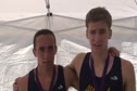 Evan Quigley (2nd place) and Mike Railton (6th place) of Alhambra HS, Small School Varsity Boys at the 2010 Ed Sias Invitational