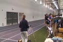 Finish of the women's mile (Shalane Flanagan and Lauren Johnson) at the 2011 UW Invitational
