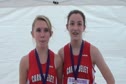 Hayley Miller and Jacquline Regan (Carondelet HS), 2nd and 3rd place, JV Frosh Soph Girls at the 2011 Ed Sias Invitational