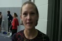 Hilary Stellingwerff after 800 win at 2012 UW Invitational