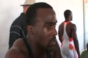 Ivory Williams after false start in M 100 final at the USATF Outdoor Championships 2011
