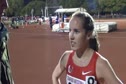 Jackie Areson (15.18) kicks to win women's 5k & get Oly A standard at the 2012 Stanford Invitational