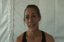 Jenny Simpson after W 1500 qualifying at the USATF Outdoor Championships 2011