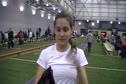 Kara Goucher after winning the 5000 at the 2011 UW Invitational