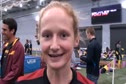 Kathy Kroeger after 3k at the 2012 MPSF Indoor Championships