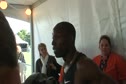 Khadevis Robinson after M 800 semi at the USATF Outdoor Championships 2011