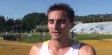 Michael Coe, 3rd place, men's mile at the Brutus Hamilton Invitational