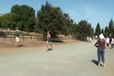 Mid race action of the Frosh Soph Boy's at the DLS-CHS Nike Invitational