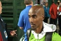 Mo Farah after 26:46.57 breaking the British & European 10k record at the 2011 Pre Classic