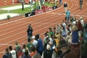 Mo Farah on the victory lap after the 10k at the 2011 Pre Classic