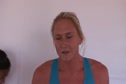 Molly Beckwith after W 800 semi at the USATF Outdoor Championships 2011