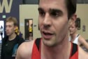 Ohio State's Chris Fallon after heat 4 mile win at the 2012 Flotrack Husky Classic