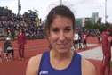 Jenna Prandini, 1st place, Girl's 100 at the 2011 Stanford Invitational