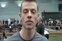 Rex Shields of BYU after solid third place run in mile at 2012 UW Invitational