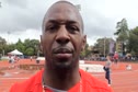 Rubin Williams after 200-400 double at the 2011 Stanford Invitational