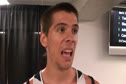 Ryan Foster (Penn State) after falling in 1500 prelim NCAA Outdoor Track and Field Championships 2011