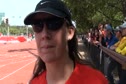Shannon Rowbury after the 800 at the 2012 Stanford Invitational