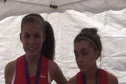 Shelby Vaculin (4th place) and Julia Vasquez (5th place), Carondelet HS, F/S Girls at the 2010 Ed Sias Invitational