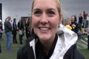 Sophie Curl of USF after mile at 2012 UW Invitational