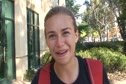 Stephanie Marcy 2nd place, 3k at the 2011 Cal Stanford Big Meet