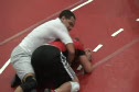 Chris Pendleton warming up With Askren